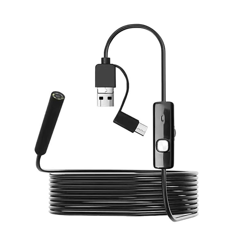 🔎 Plug-and-Play-Endoskopkamera – Kompatibel mit Android, Typ C und PC für direkte Verbindung