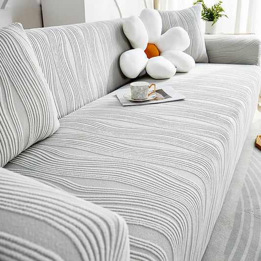 Jacquard-Stretch-Sofabezug mit Vollbezug und kratzfestem Bezug
