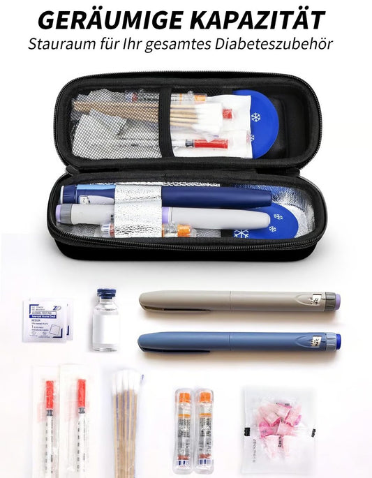 🔥 Insulin-Kühltasche mit Temperaturanzeige