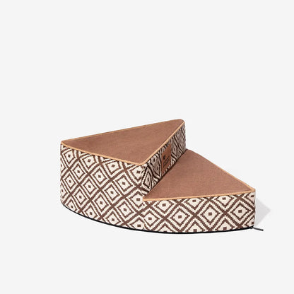 Boho Jacquard Anti-Rutsch Abnehmbare Schwamm Spiral Haustier Treppen – StepEase