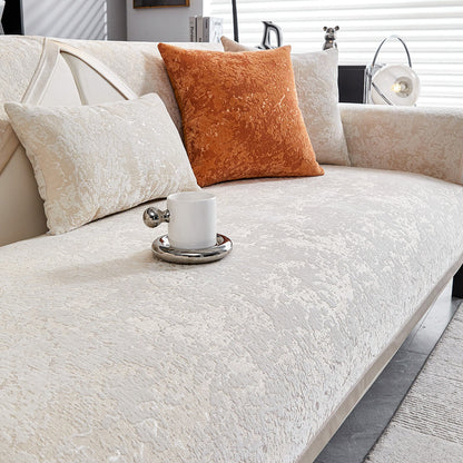 Chenille Verschleißfest Anti-Kratzer Sofa Rutschfeste Schutz Couchbezug