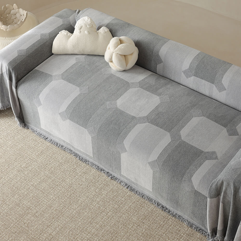 Chenille Verschleißfester Sofa-Schutz Vollabdeckung Überwurf Sofabezug