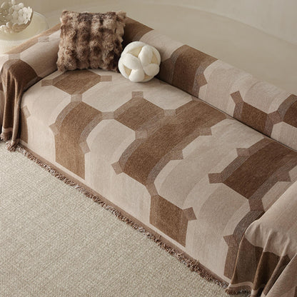 Chenille Verschleißfester Sofa-Schutz Vollabdeckung Überwurf Sofabezug