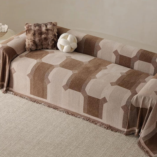 Chenille Verschleißfester Sofa-Schutz Vollabdeckung Überwurf Sofabezug