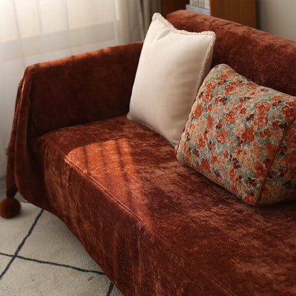 Chenille Vollschutzsofa Anti-Kratz Schutz Decke Sofabezug