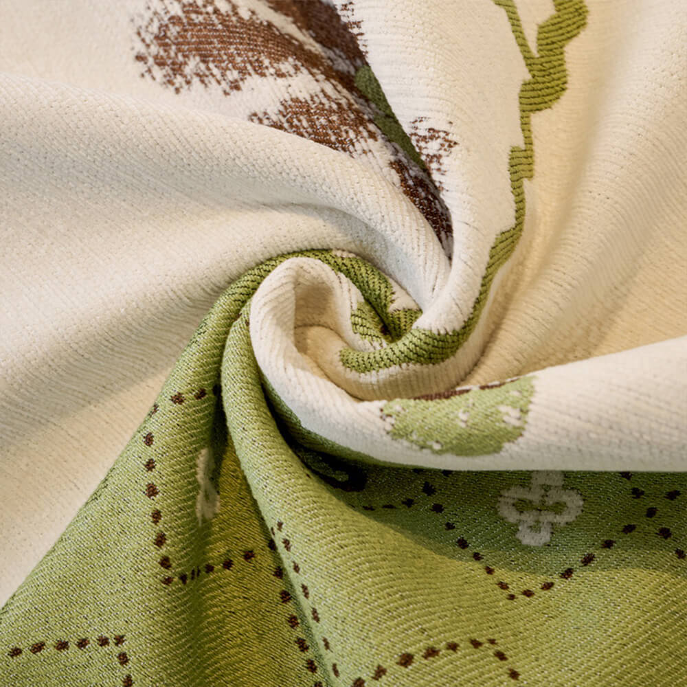 Chenille Kratzfester Stoff Landhausstil Unregelmäßig Geformter Rutschfester Sofabezug
