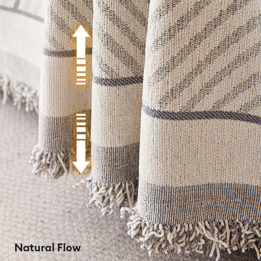 Klassisches geometrisches Muster Chenille Überwurf Sofabezug