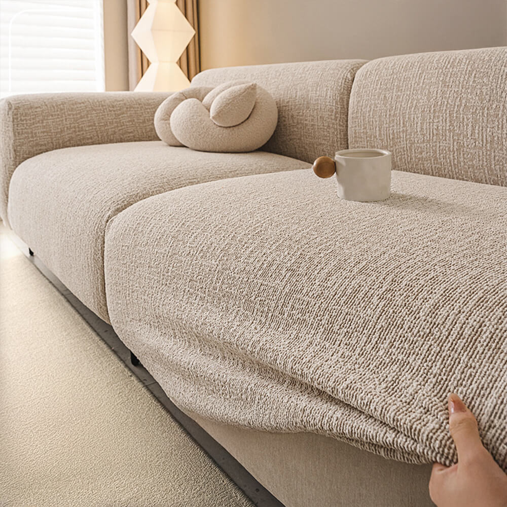 Antikratzer vollständig Elastischer Eleganter Chenille Sofaüberzug für alle Jahreszeiten