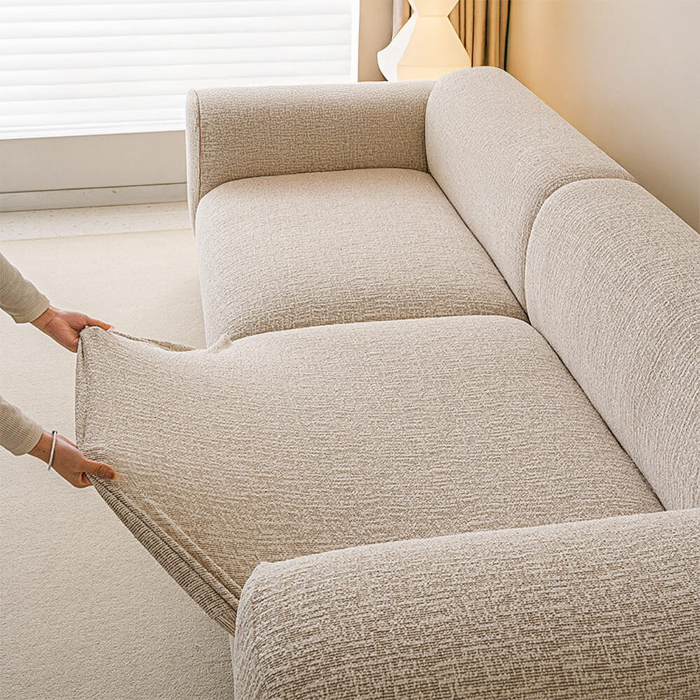 Antikratzer vollständig Elastischer Eleganter Chenille Sofaüberzug für alle Jahreszeiten
