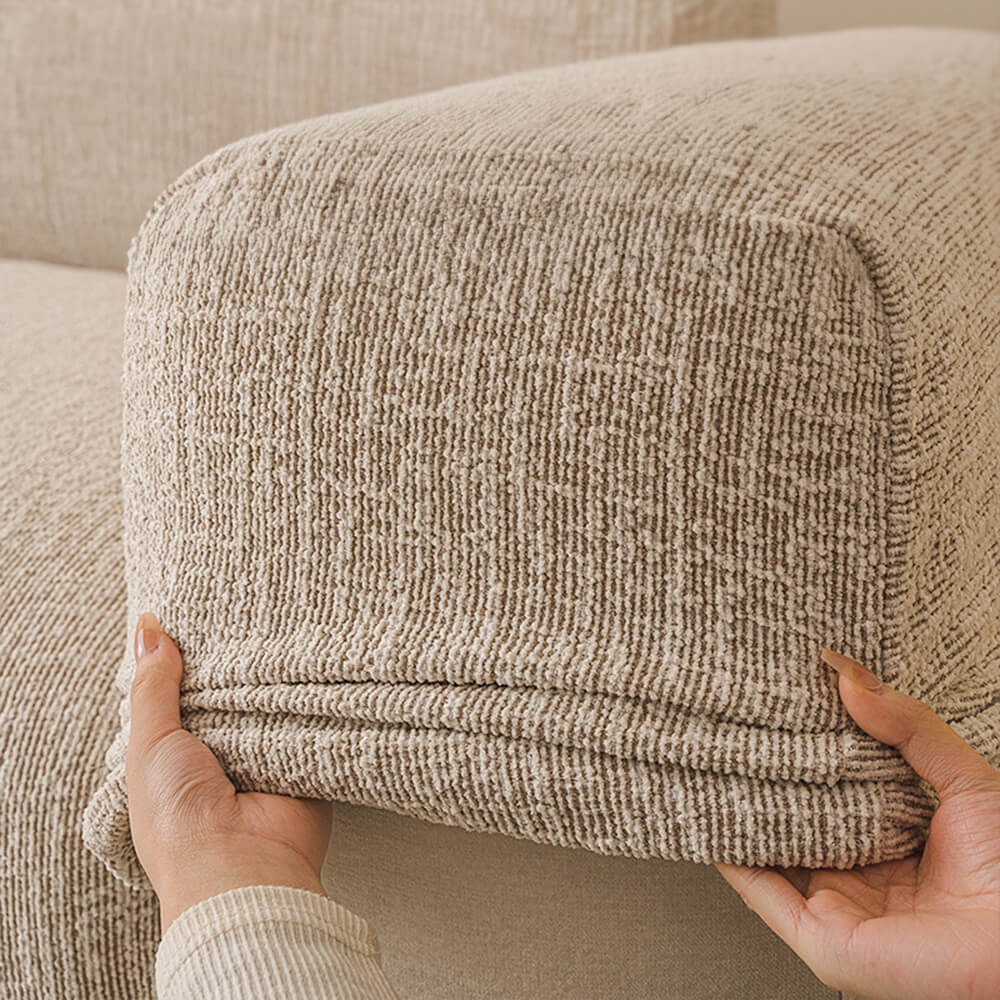 Antikratzer vollständig Elastischer Eleganter Chenille Sofaüberzug für alle Jahreszeiten