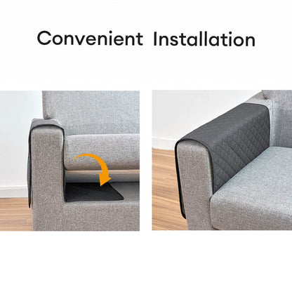 Chenille Antikratzer Sofa-Armlehnenbezug Zeitschriftenhalter