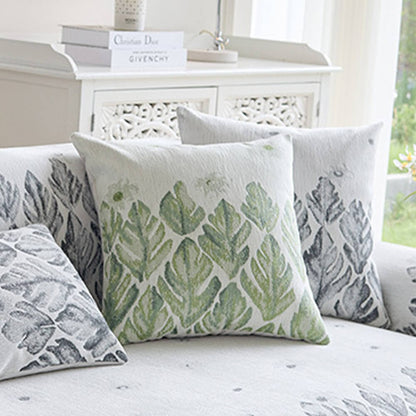 Chenille Romantisches Botanisches Design Bequemer Couchbezug