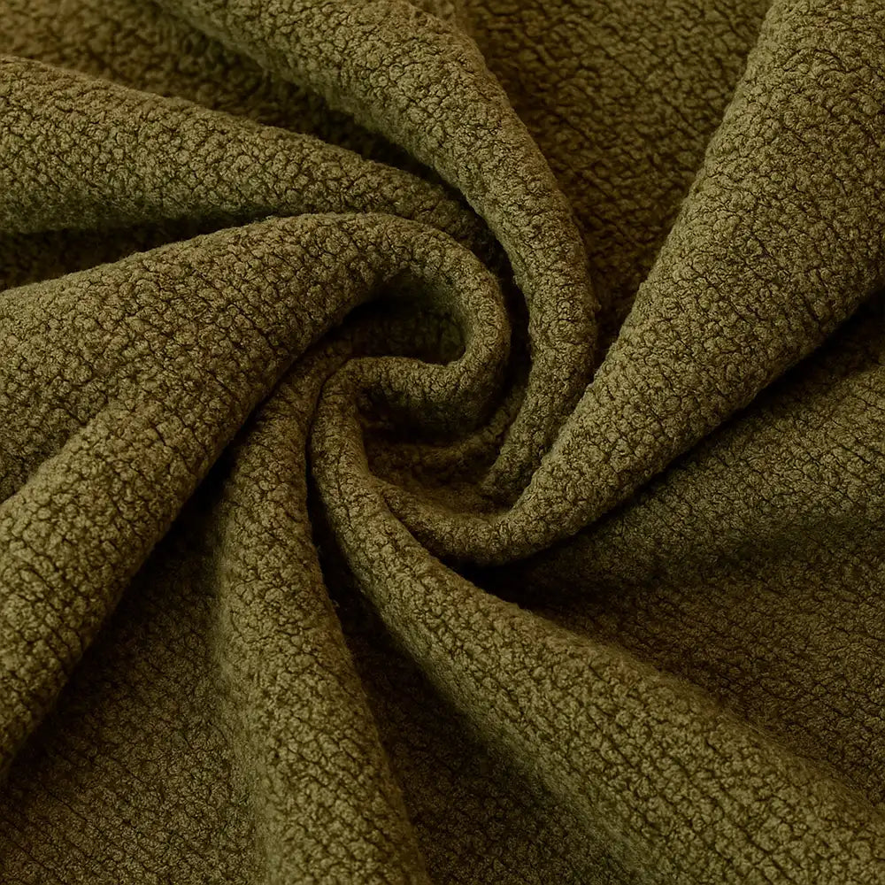 Elegante weiche Chenille rutschfeste Sofabezug mit Rüschensaum