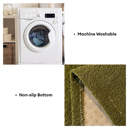 Elegante weiche Chenille rutschfeste Sofabezug mit Rüschensaum
