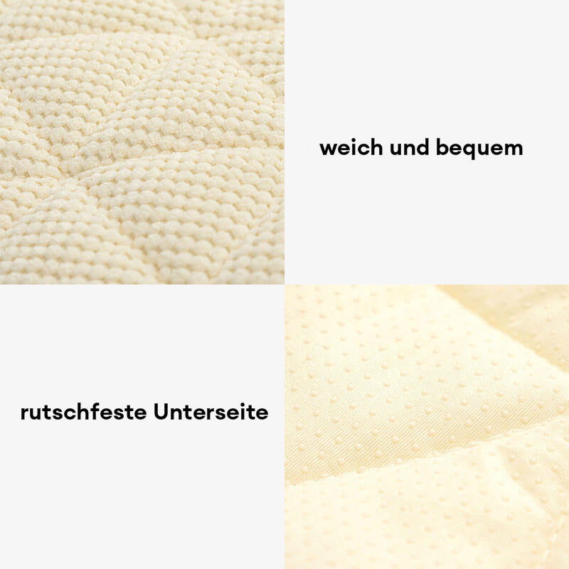 Rutschfester Sofabezug aus Chenille in Brotform