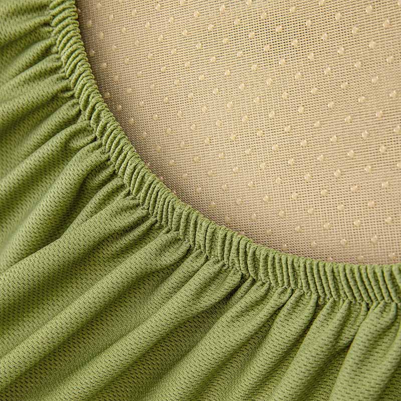 Universal-Stretch-Chenille-Möbelschutz mit Fischgrätenmuster