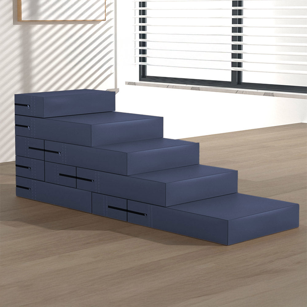 Wasserdichte waschbare PU-Leder modulare mehrstufige Haustiertreppe