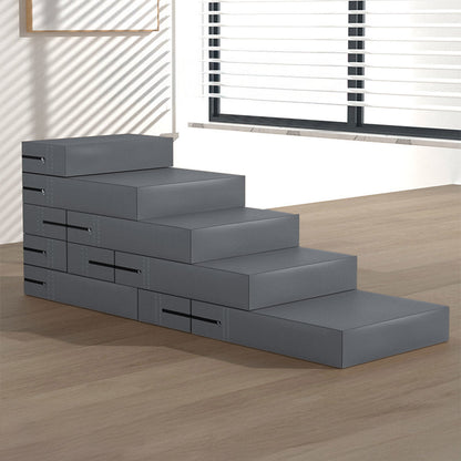 Wasserdichte waschbare PU-Leder modulare mehrstufige Haustiertreppe