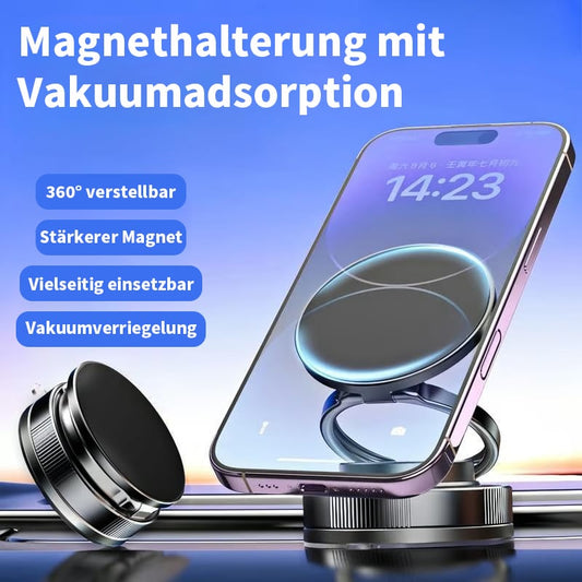 🎁🔥360° verstellbarer magnetischer Vakuum-Telefonhalter