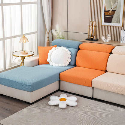 Bunter Fleece Sofabezug Möbelschutz Couchbezug