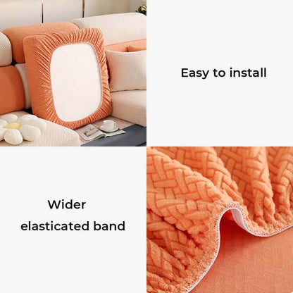 Bunter Fleece Sofabezug Möbelschutz Couchbezug