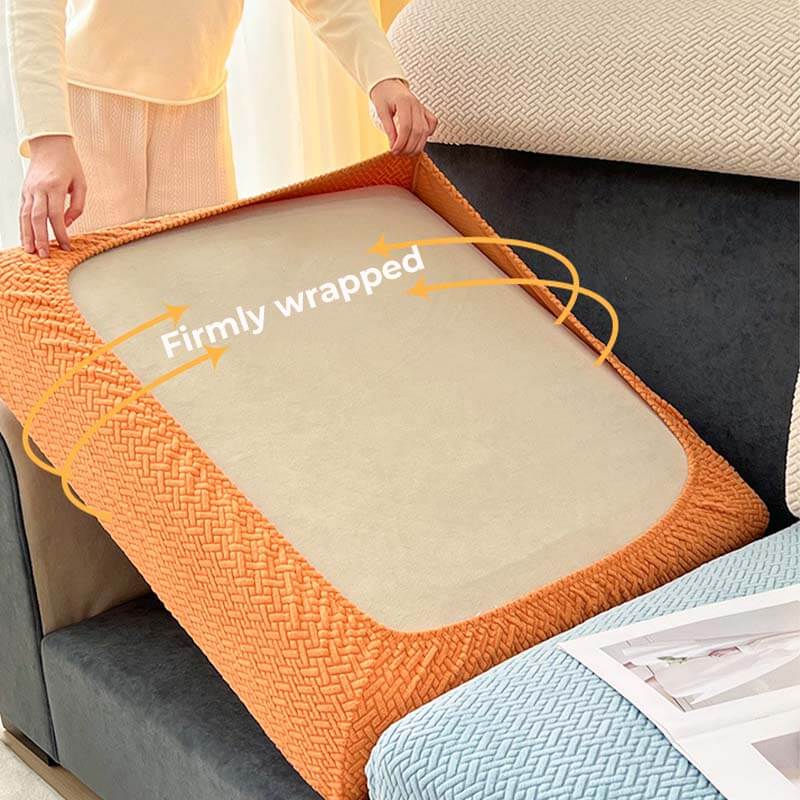 Bunter Fleece Sofabezug Möbelschutz Couchbezug