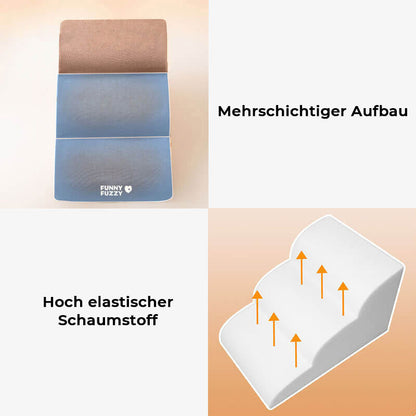 Abnehmbare Hundetreppe mit einfachem Muster für Haustierkletterleiter