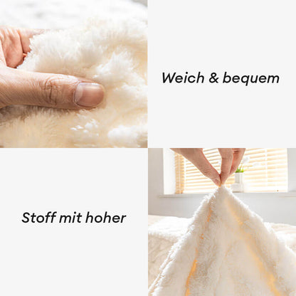 Einfarbiger Möbelschutzbezug aus Fleece für Sofas